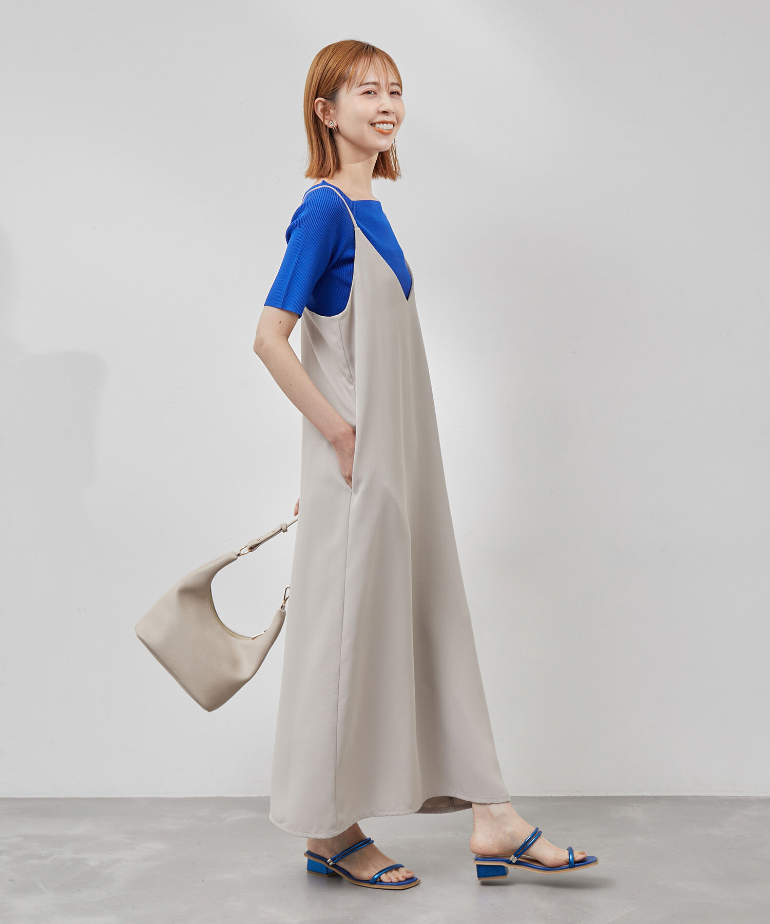 Rope&rsquo;Picnic「Vラインキャミワンピース」|ワンピース|