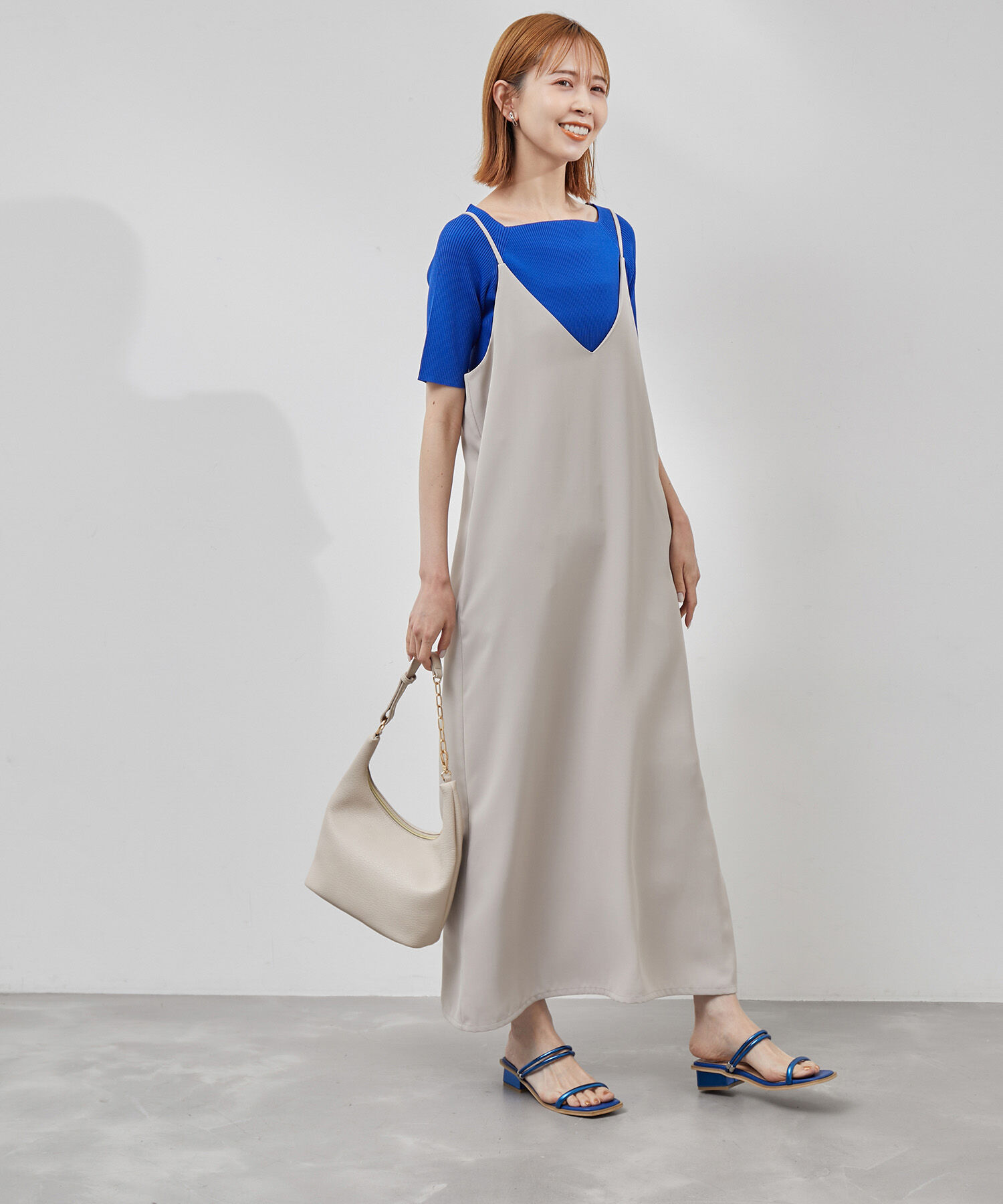 Rope&rsquo;Picnic「Vラインキャミワンピース」|ワンピース|