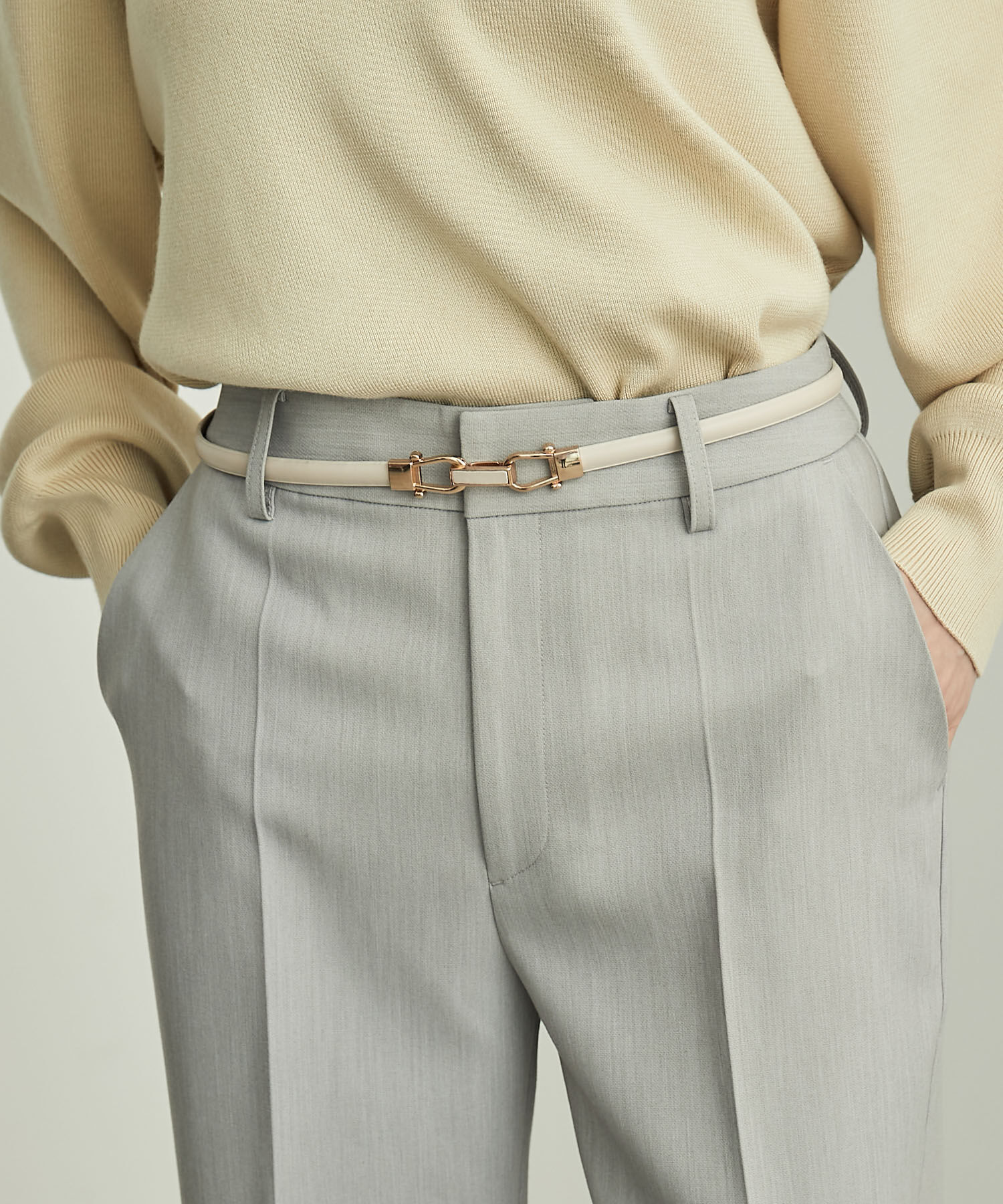 ROPE PICNIC PASSAGE「10mmスムースくるみビットバックルスライドベルト」|ベルト|キナリ(16)