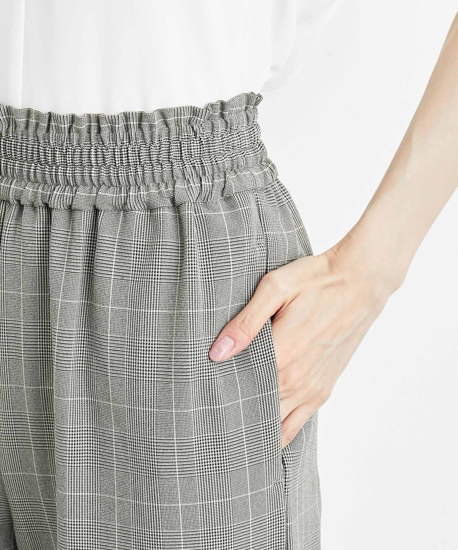 Rope&rsquo;Picnic「リンクコーデ/チェックイージーワイドパンツ」|その他|