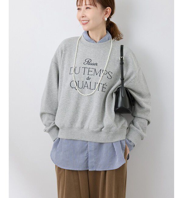 Rope&rsquo;Picnic「ロゴ刺繍スウェット/吸水速乾・リンクコーデ」|スウェット・ジャージ|