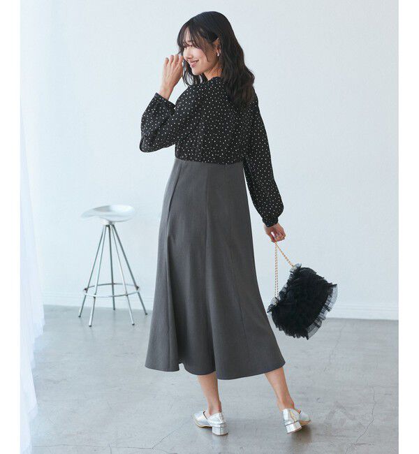 Rope&rsquo;Picnic「ドット柄ドッキングワンピース」|ワンピース|