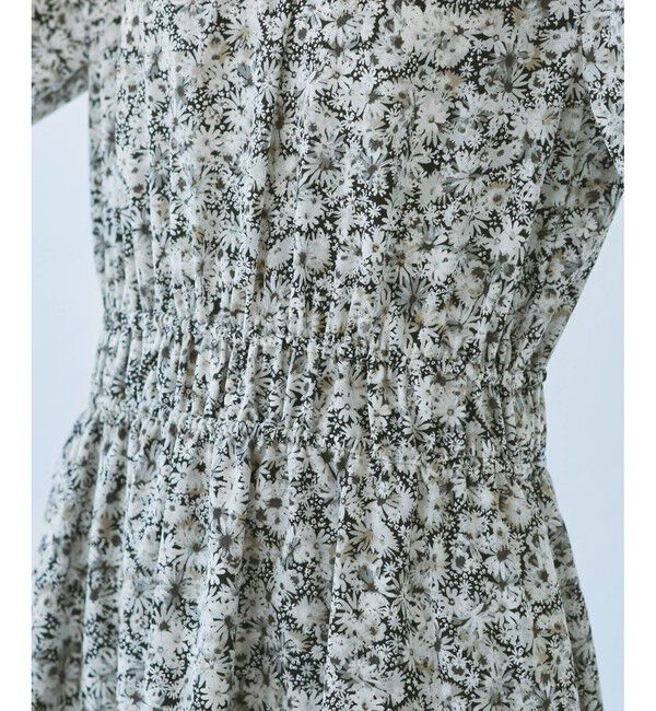 Rope&rsquo;Picnic「【emur/エミュール】マーガレット柄シャーリングワンピース」|ワンピース|