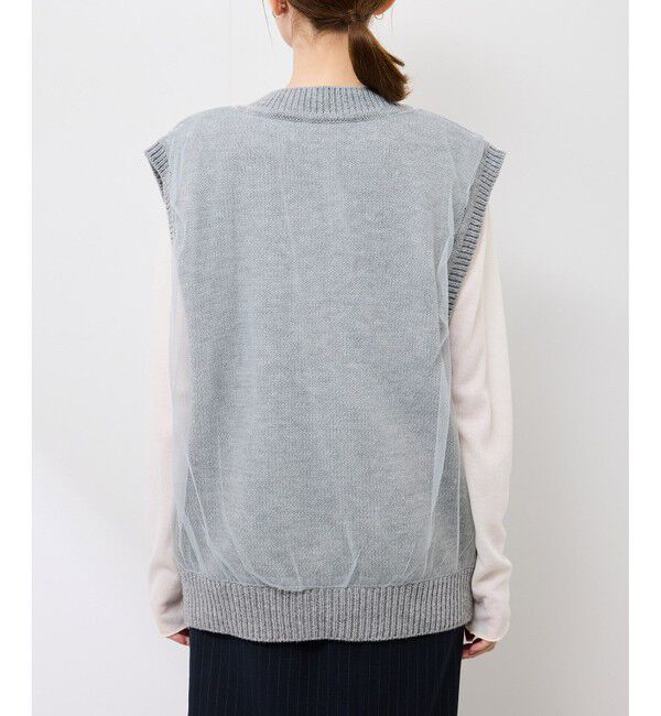 Rope&rsquo;Picnic「チュールドッキングベスト」|ベスト・ジレ|