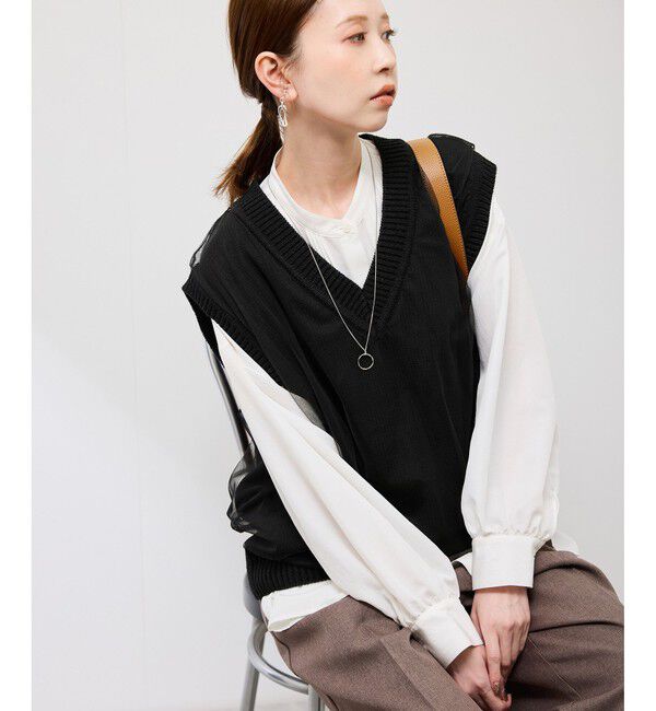 Rope&rsquo;Picnic「チュールドッキングベスト」|ベスト・ジレ|