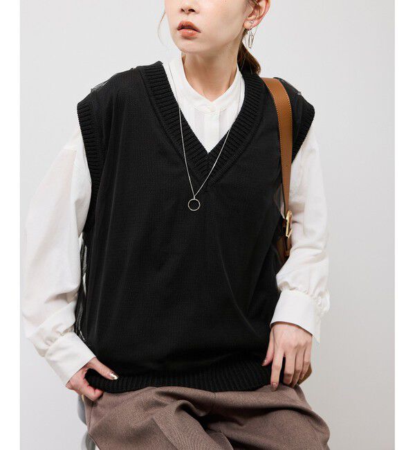 Rope&rsquo;Picnic「チュールドッキングベスト」|ベスト・ジレ|