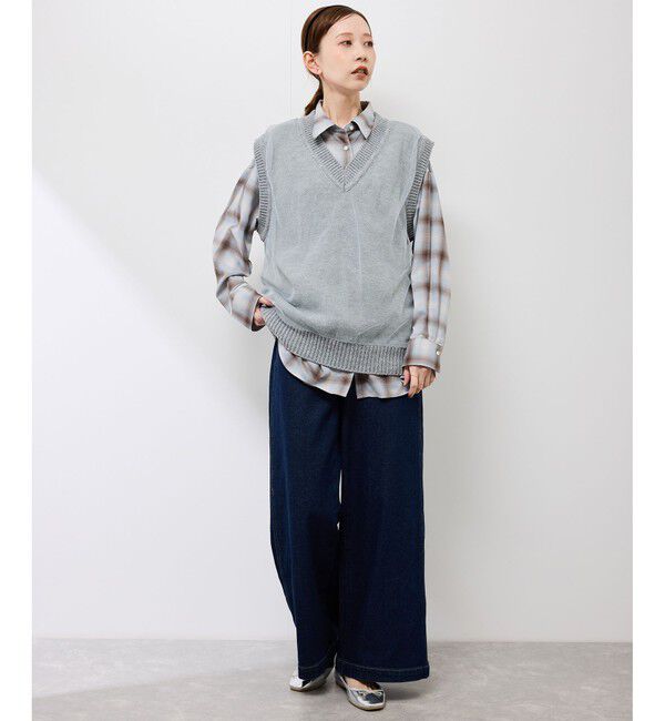 Rope&rsquo;Picnic「チュールドッキングベスト」|ベスト・ジレ|