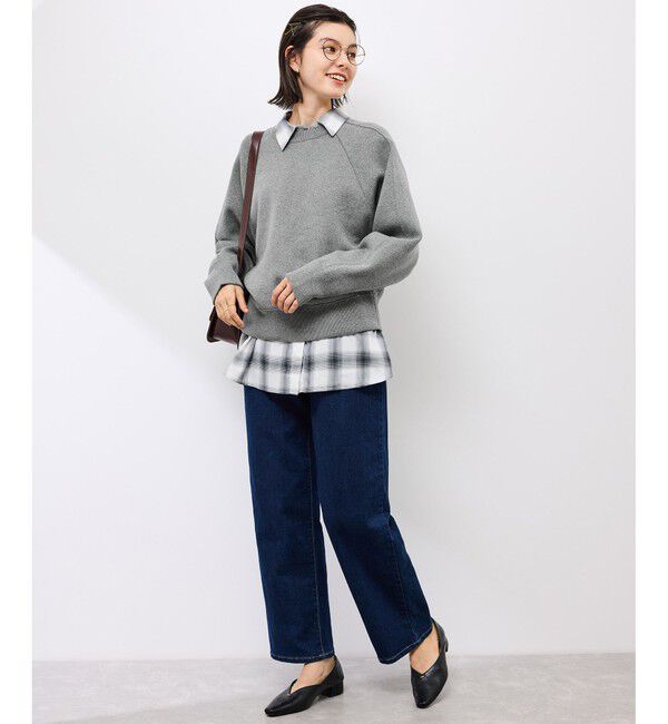 Rope&rsquo;Picnic「スウェットライクニットプルオーバー」|ニット・セーター|