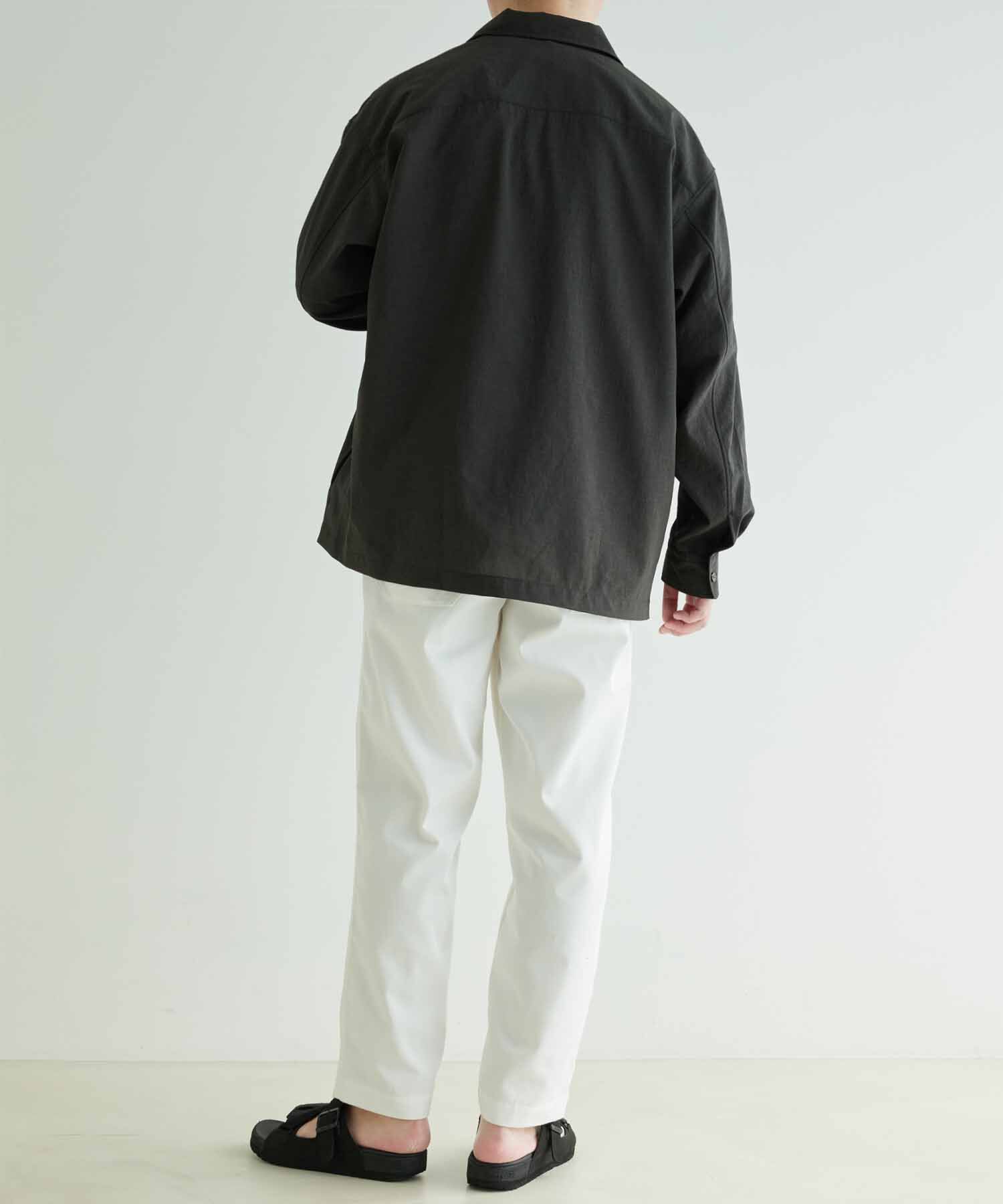 ADAM ET ROPE'「【RIRANCHA/リランチェ】ワイドシルエット シャツジャケット / 速乾 / 冷感 / イージーケア / ユニセックス」|ブルゾン・スタジャン|