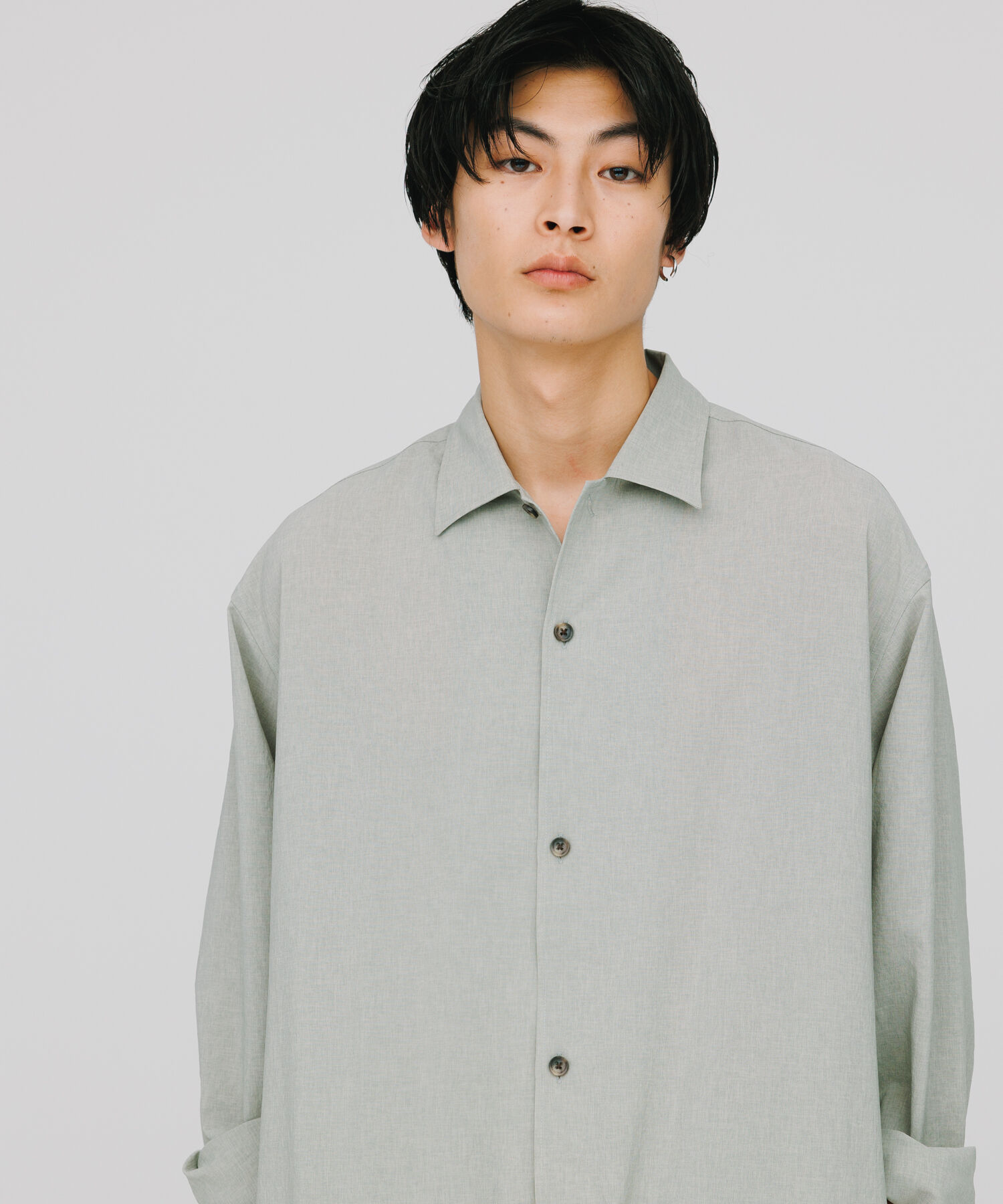 ADAM ET ROPE'「【RIRANCHA/リランチェ】ワイドシルエット シャツジャケット / 速乾 / 冷感 / イージーケア / ユニセックス」|ブルゾン・スタジャン|