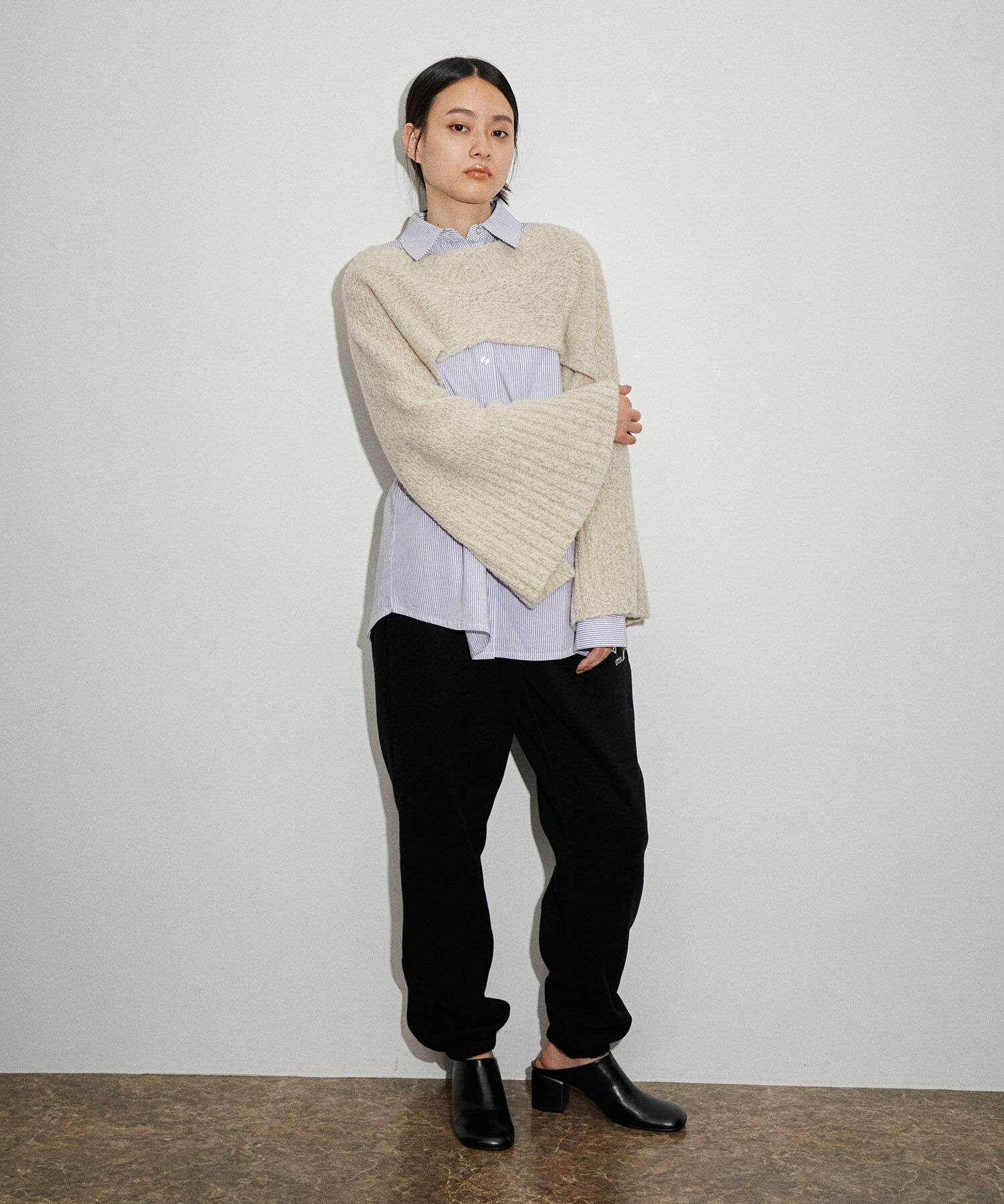 ADAM ET ROPE'「バブル2WAYニットベスト」|ベスト・ジレ|