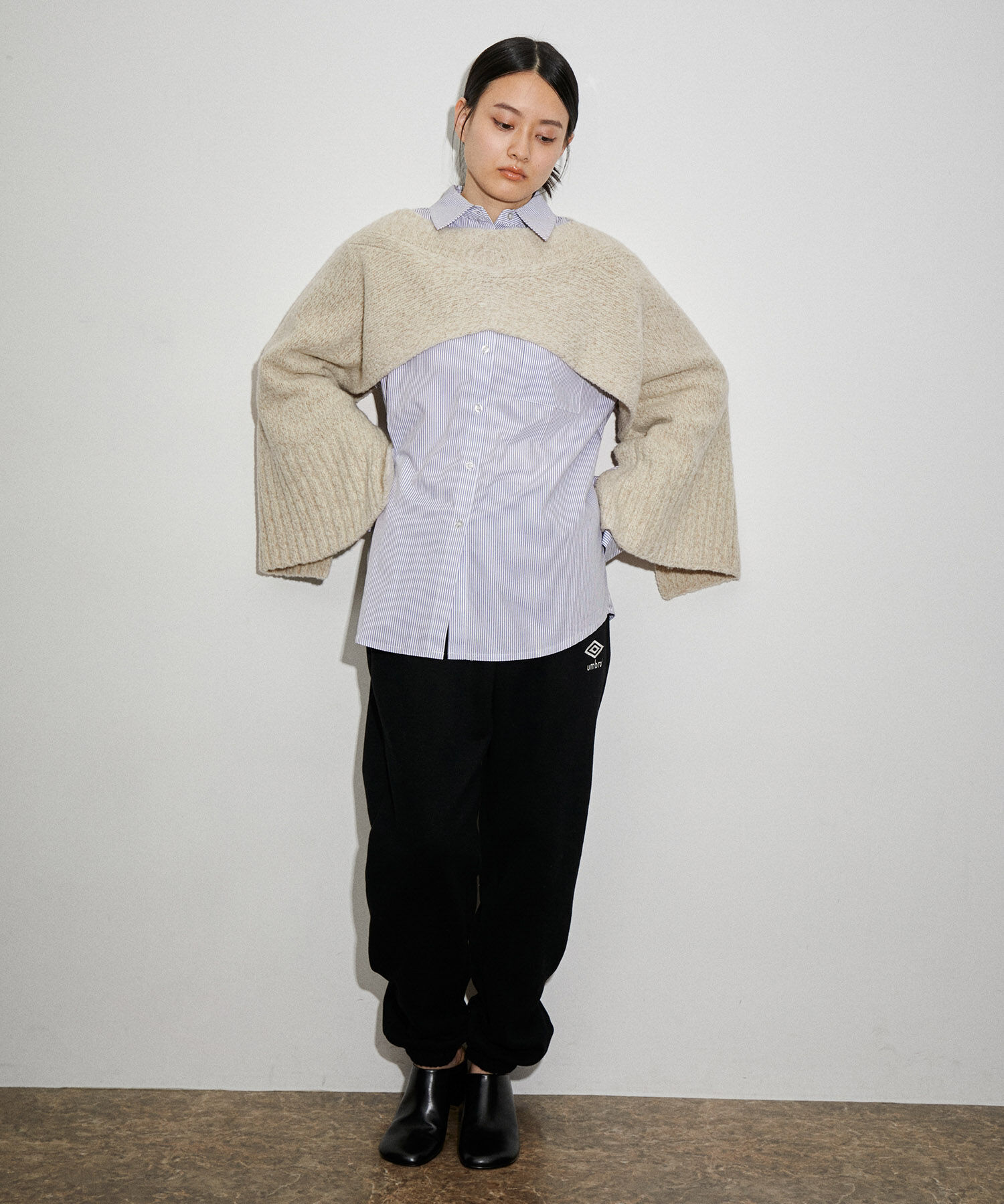 ADAM ET ROPE'「バブル2WAYニットベスト」|ベスト・ジレ|