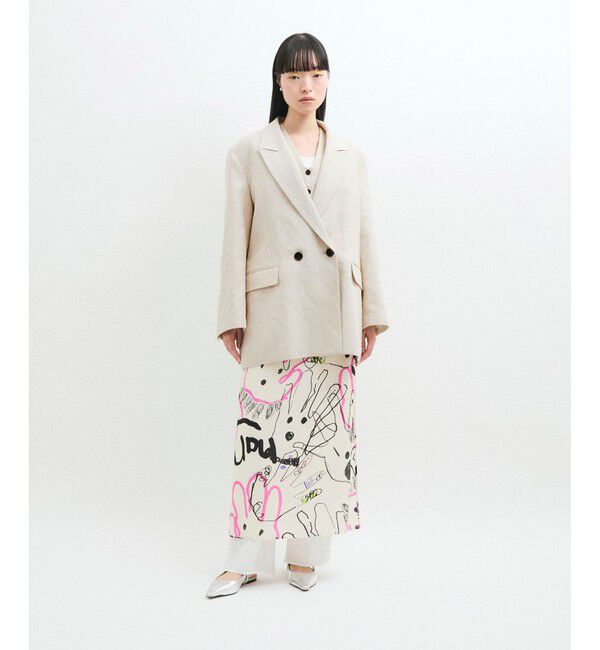 ADAM ET ROPE'「リネンMIXショートジレ」|ベスト・ジレ|