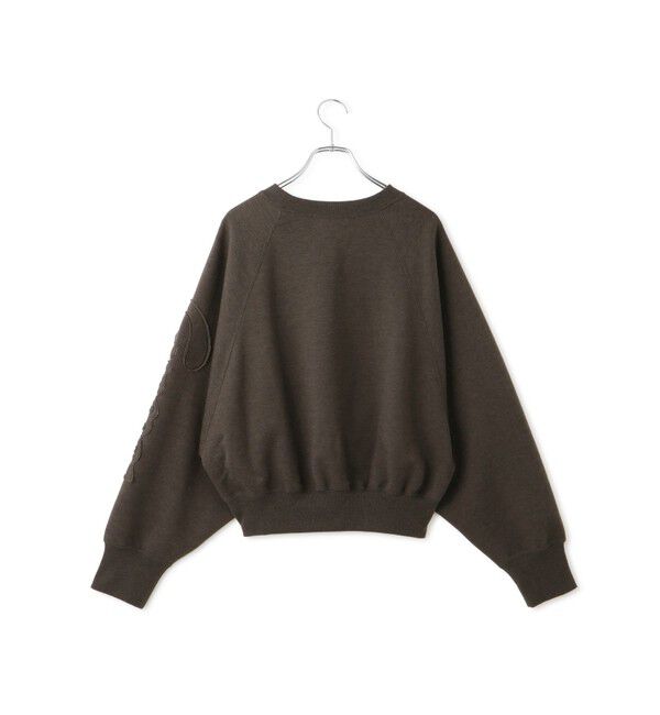 ADAM ET ROPE'「【WEB限定】・【サステナブル】ロゴパッチスリーブスウェット」|スウェット・ジャージ|