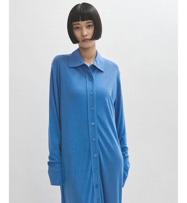 ADAM ET ROPE'「ポロシャツライクカットソーワンピース」|ワンピース|