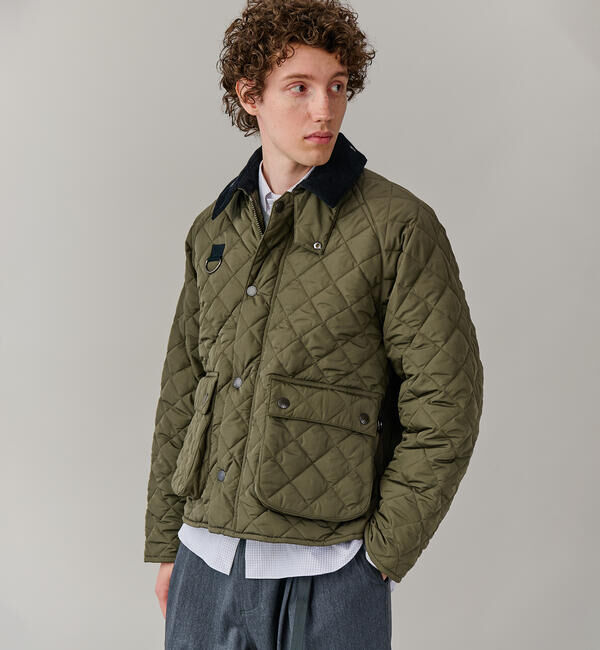  「Barbour | 〈別注〉BLYTH キルティングジャケット MEN」|ブルゾン・スタジャン|OLIVE