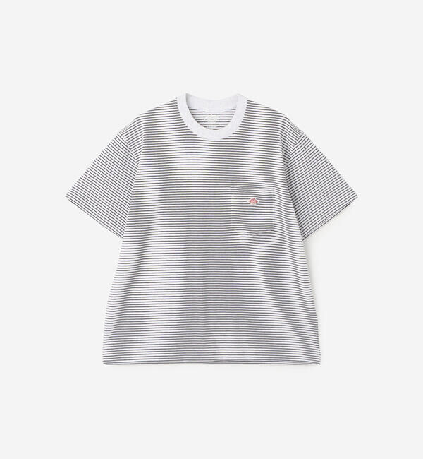 DANTON「DANTON | ポケットTシャツ STRIPE WOMEN」|Tシャツ・カットソー|