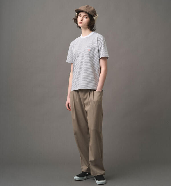 DANTON「DANTON | ポケットTシャツ STRIPE WOMEN」|Tシャツ・カットソー|