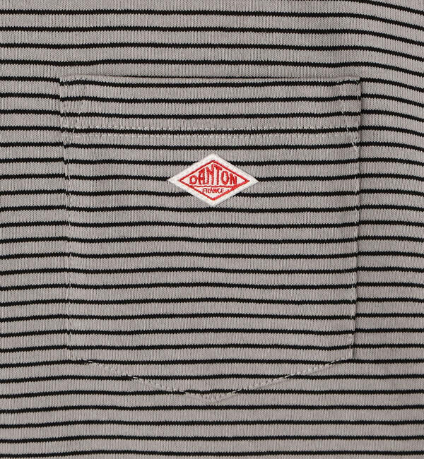 DANTON「DANTON | ポケットTシャツ STRIPE WOMEN」|Tシャツ・カットソー|