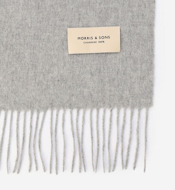 Morris & Sons「MORRIS & SONS | カシミヤマフラー SOLID」|マフラー|