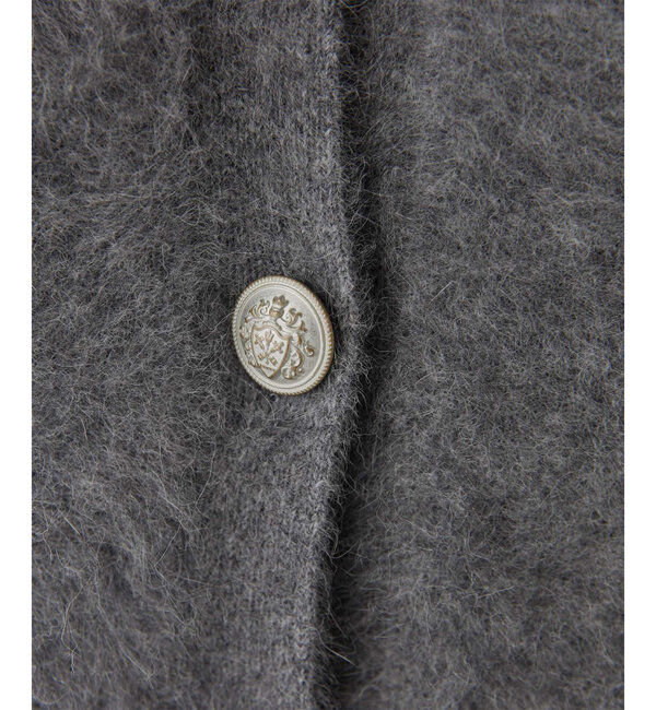  「カシミヤ混ファーニットジャケット」|ニット・セーター|