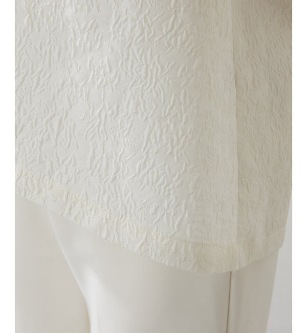 THE PAUSE「【THE PAUSE】ジャガードパフスリーブブラウス」|シャツ・ブラウス|