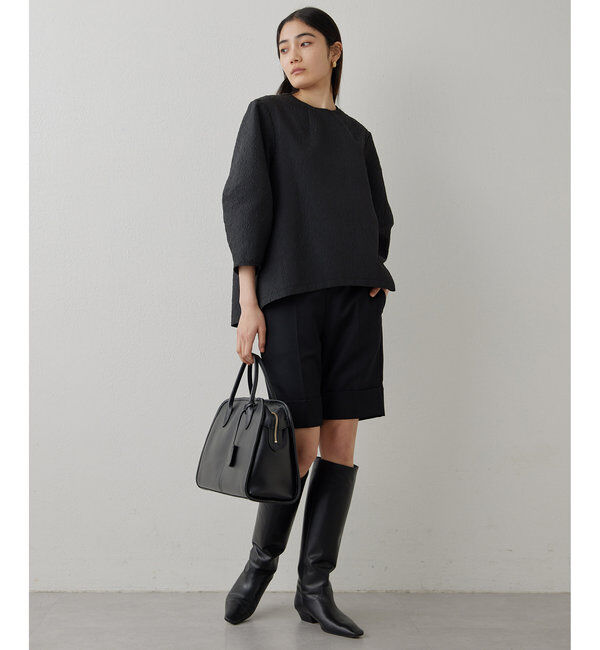 THE PAUSE「【THE PAUSE】ジャガードパフスリーブブラウス」|シャツ・ブラウス|