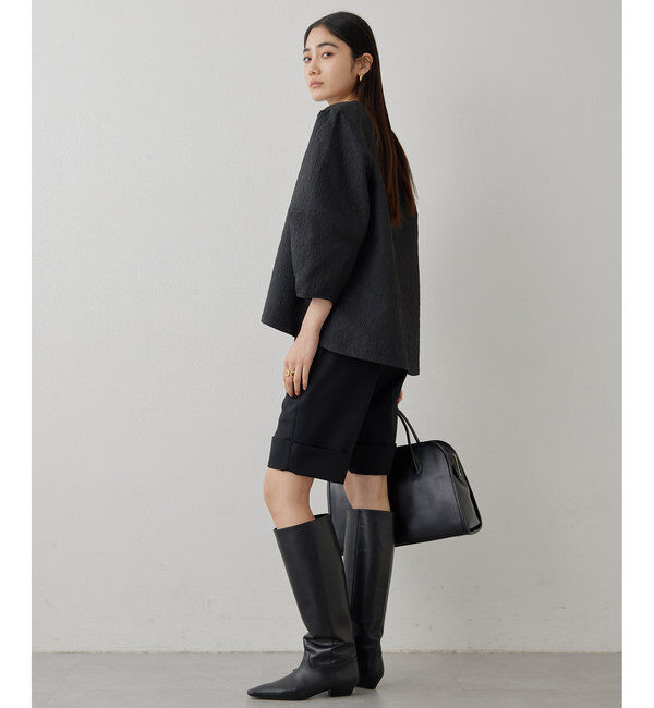 THE PAUSE「【THE PAUSE】ジャガードパフスリーブブラウス」|シャツ・ブラウス|