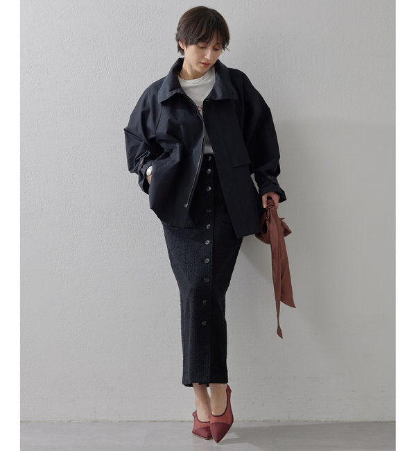  「フロントボタンスカート」|スカート|