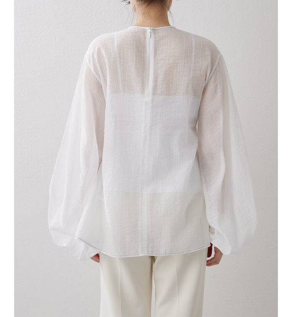  「フロントリボンブラウス」|シャツ・ブラウス|