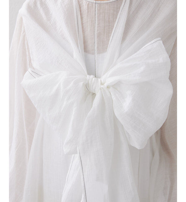  「フロントリボンブラウス」|シャツ・ブラウス|