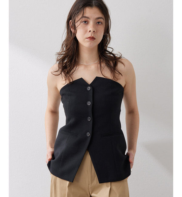  「ジュートライクビスチェ」|シャツ・ブラウス|