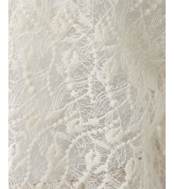 THE PAUSE「【THE PAUSE】エンブロイダリーTブラウス」|シャツ・ブラウス|