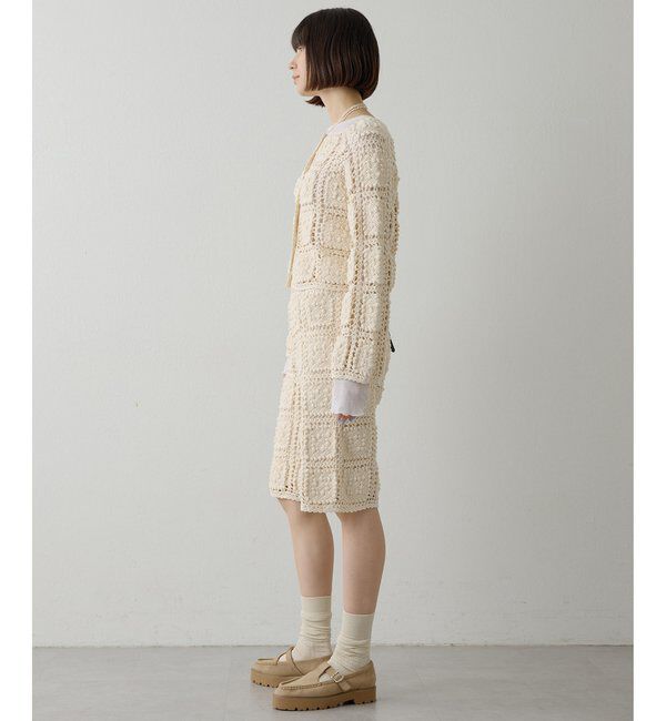  「ハンドクロシェカーデ」|ニット・セーター|