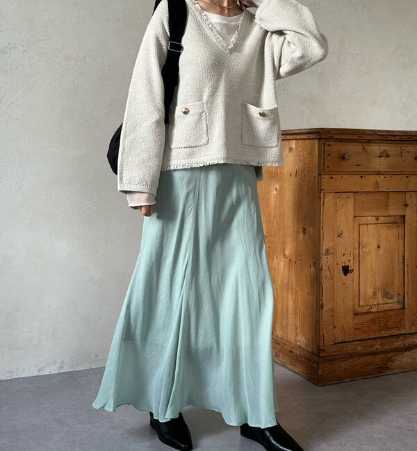  「キュプラフレアスカート」|スカート|