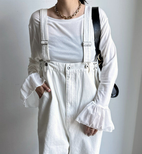  「【2サイズ展開！】ツイルサロペット」|デニム|