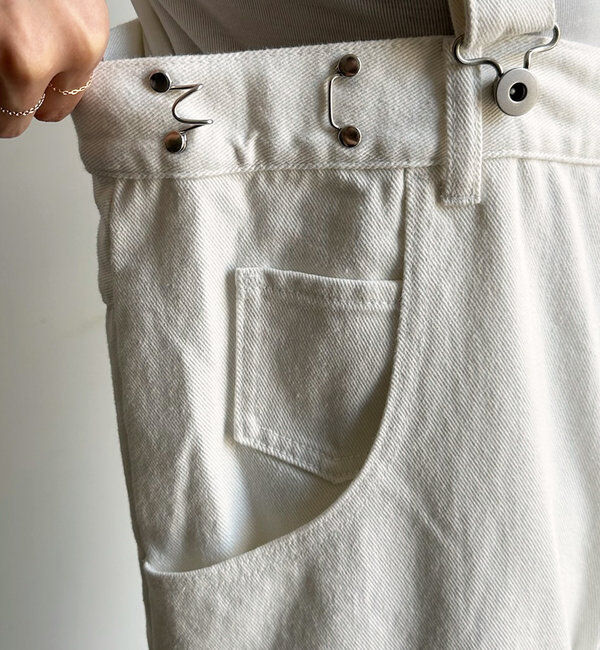  「【2サイズ展開！】ツイルサロペット」|デニム|