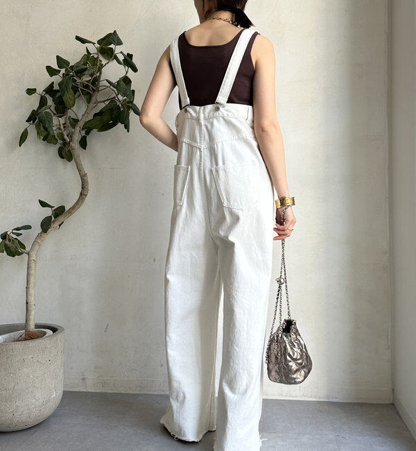  「【2サイズ展開！】ツイルサロペット」|デニム|