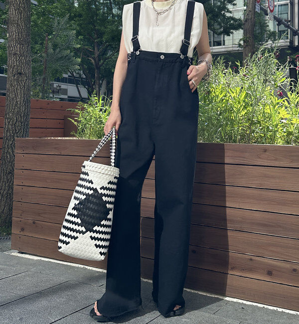  「【2サイズ展開！】ツイルサロペット」|デニム|