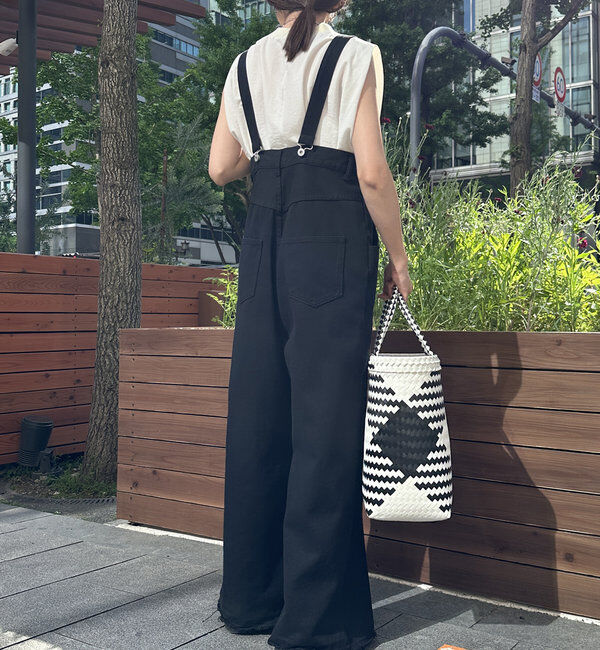  「【2サイズ展開！】ツイルサロペット」|デニム|