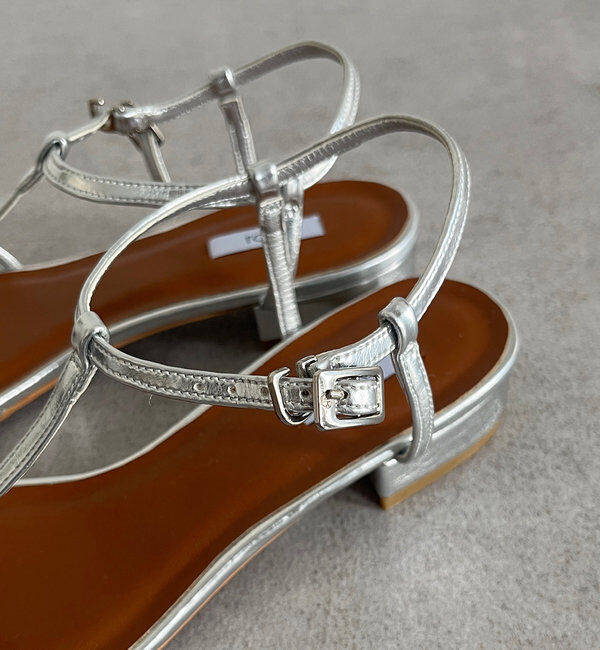  「ポインテッドストラップサンダル」|ロングブーツ|