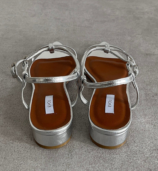  「ポインテッドストラップサンダル」|ロングブーツ|