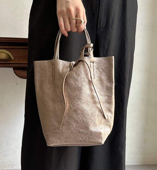  「【WEB限定】メタリックミニトート」|トートバッグ|