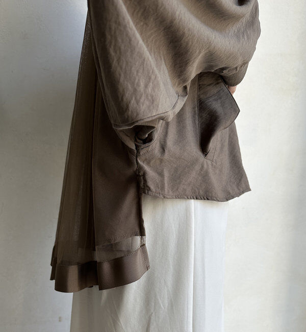  「【WEB限定】バックチュールブルゾン」|ブルゾン・スタジャン|