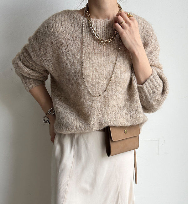  「【新色追加】モヘヤメッシュプルオーバー」|ニット・セーター|