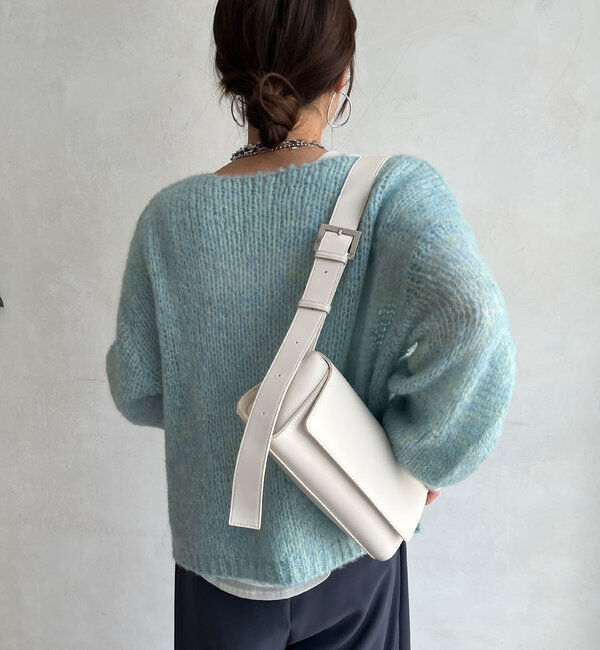  「【新色追加】モヘヤメッシュプルオーバー」|ニット・セーター|