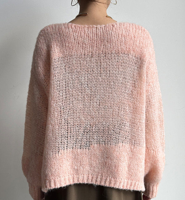  「【新色追加】モヘヤメッシュプルオーバー」|ニット・セーター|