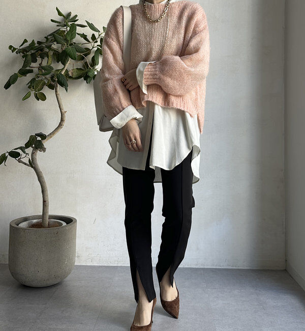  「【新色追加】モヘヤメッシュプルオーバー」|ニット・セーター|