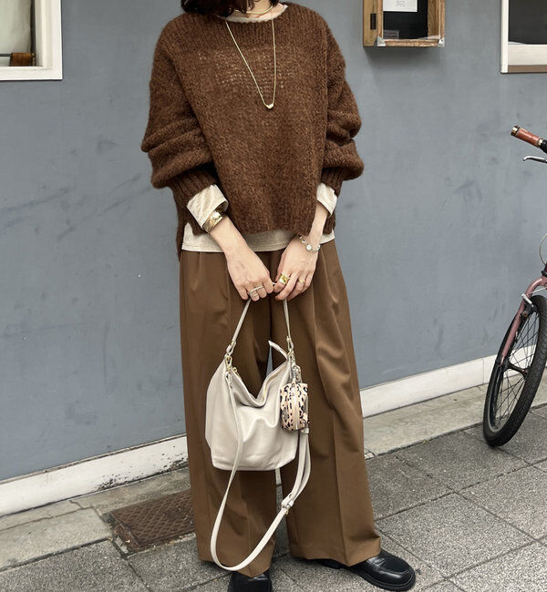  「【新色追加】モヘヤメッシュプルオーバー」|ニット・セーター|