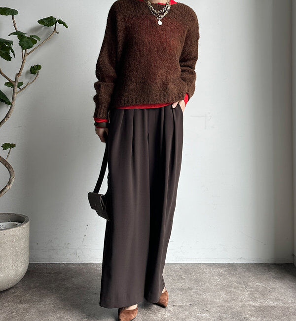  「【新色追加】モヘヤメッシュプルオーバー」|ニット・セーター|